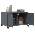 Table basse anthracite 68x50x43,5 cm acier