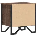 Tables de chevet 2pcs chêne marron 40x30x40cm bois d'ingénierie