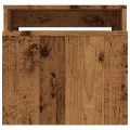 Table basse vieux bois 100x48x40 cm bois d'ingénierie