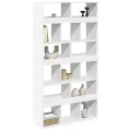 Cloison de séparation blanc 100x33x187,5 cm bois d'ingénierie