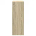Buffet avec LED chêne sonoma 72x34x100 cm bois d'ingénierie