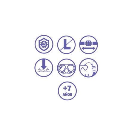 Bestway Conjunto Mascara y Tubo Adulto Valvula de Purga Color Surtido