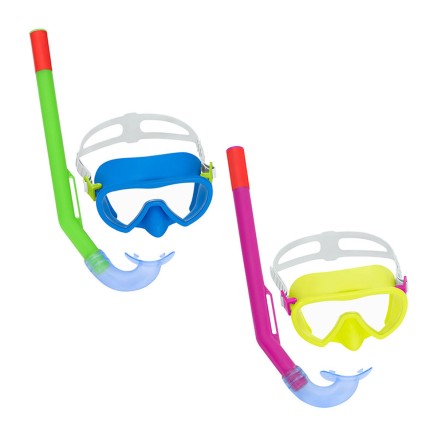 Bestway Junior Masker en Buis Set Ontluchtingsklep Diverse Kleuren +7