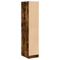 Armoire d'apothicaire chêne fumé 30x41x144,5 cm bois ingénierie