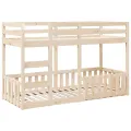 Lit superposé 90x190 cm Bois de pin massif