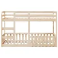 Lit superposé 90x190 cm Bois de pin massif