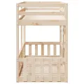Lit superposé 90x190 cm Bois de pin massif