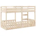 Lit superposé 90x190 cm Bois de pin massif