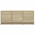 Meuble TV avec LED chêne sonoma 97x34x40 cm bois d'ingénierie