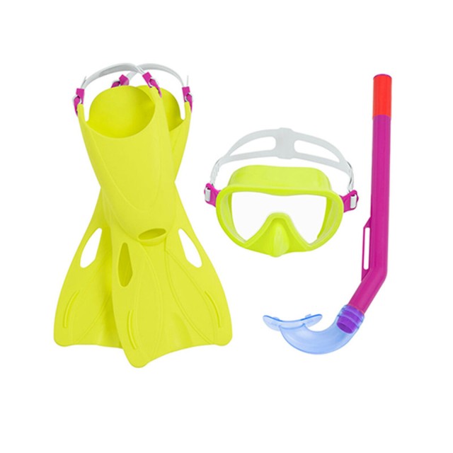 Bestway Set Snorkel Junior Cinturino Anatomico Colore Misto 37-41 +7 A