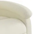 Fauteuil de massage inclinable Crème Velours