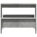 Ensemble table à manger et bancs 3 pcs bois d'ingénierie