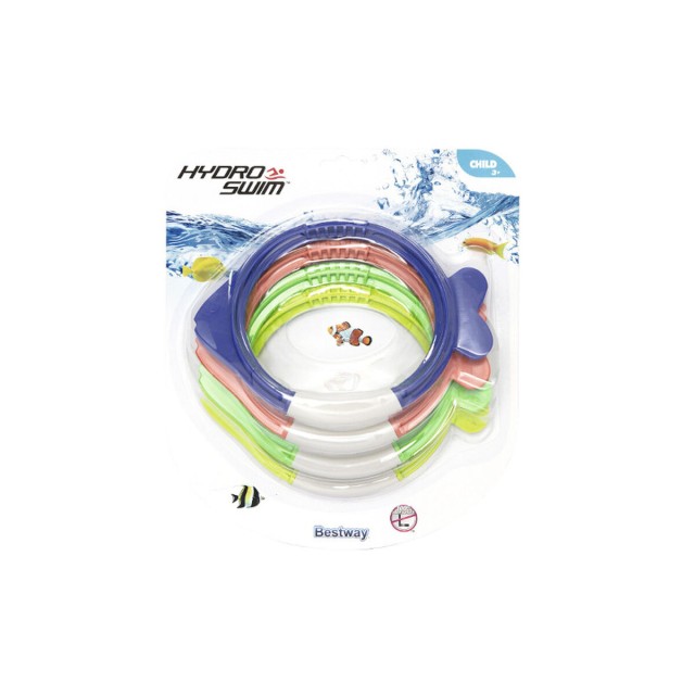 Bestway Set Snorkel Junior Valvola di Purga 37-41 +7 Anni Spiaggia e P