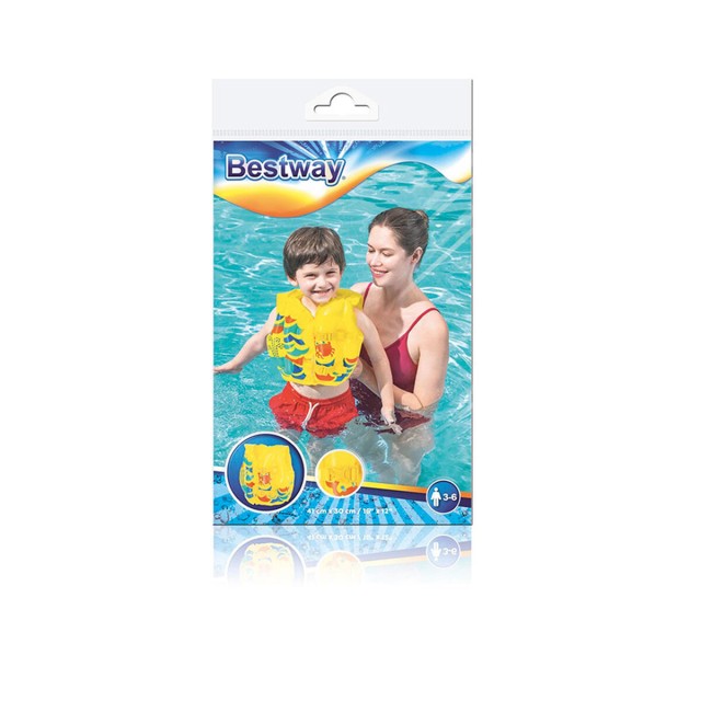 Gilet Gonflable pour Piscine Bestway 41 x 30 cm Crabe 3-6 ans