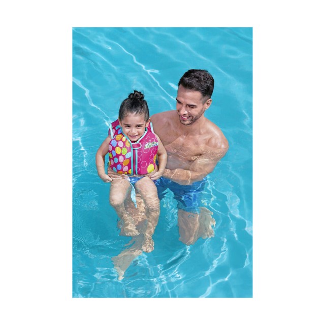 Bestway Gedrucktes Schwimmbrett für Kinder, Sortierte Farben 42x32x3,