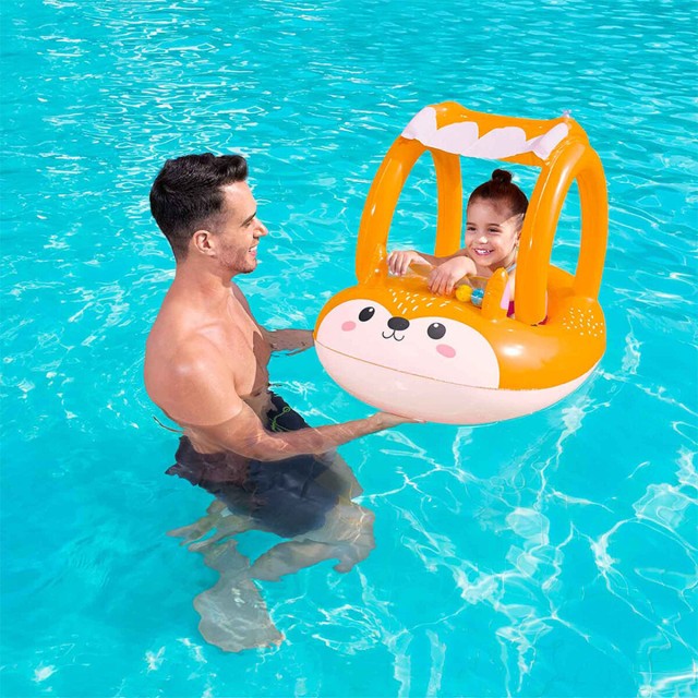 Bestway Inflatable Kids Boat Fox 94x66 cm +3 Years Beach and Pool 3416