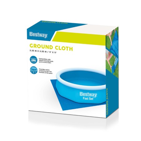Tappeto di protezione per piscine rimovibili Bestway 335 x 335 cm (1 U
