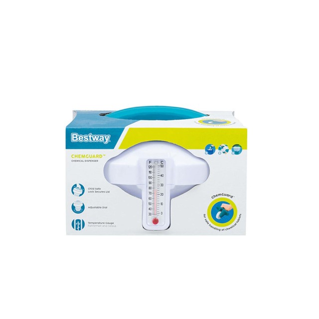 Chlorine Dispenser Bestway 11 x 11 x 16 cm Thermometer Large