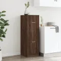 Armoire apothicaire chêne marron 40x41x118 cm bois d'ingénierie