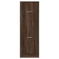 Armoire apothicaire chêne marron 40x41x118 cm bois d'ingénierie