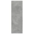 Armoire d'apothicaire gris béton 40x41x118 cm bois d'ingénierie