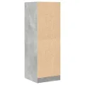 Armoire d'apothicaire gris béton 40x41x118 cm bois d'ingénierie
