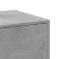 Armoire d'apothicaire gris béton 40x41x118 cm bois d'ingénierie
