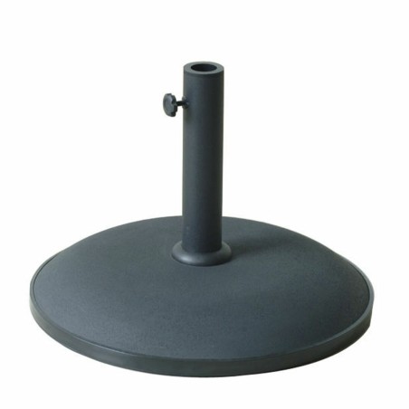 Marbueno Round Umbrella Base Cement 50x37 cm 25KG Black Garden, Pool,