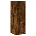 Armoire d'apothicaire chêne fumé 40x41x118 cm bois d'ingénierie