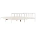 Cadre de lit extra long sans matelas 180x220 cm bois massif pin
