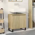 Armoire de bain chêne sonoma 58x33x60 cm bois d'ingénierie