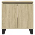 Armoire de bain chêne sonoma 58x33x60 cm bois d'ingénierie