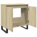 Armoire de bain chêne sonoma 58x33x60 cm bois d'ingénierie