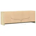 Meuble TV avec LED chêne sonoma 139,5x34x50cm bois d'ingénierie