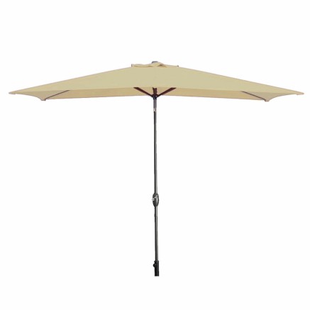 Marbueno Umbrella Steel 8 Ribs 200x300 cm Brown Garden, Pool, Terrace