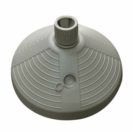 Marbueno Base Umbrella Round Plastic 38x38x14 cm 10L White Garden, Poo