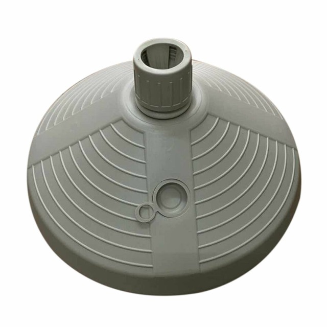 Marbueno Base Umbrella Round Plastic 38x38x14 cm 10L White Garden, Poo