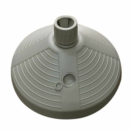 Marbueno Base Parasol Rond 38x38x14 cm 10L Blanc Jardin, Piscine, Terr