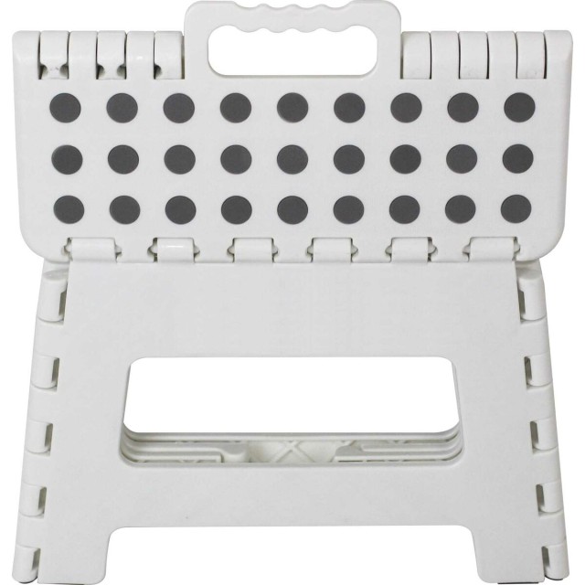 Marbueno Taburete Pieghevole Plastica Colore Misto 33x26,5x27 cm Giard