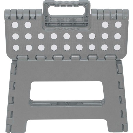 Marbueno Taburete Pieghevole Plastica Colore Misto 33x26,5x27 cm Giard