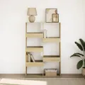 Bibliothèque chêne sonoma 100x33x155,5 cm bois d'ingénierie
