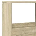 Bibliothèque chêne sonoma 100x33x155,5 cm bois d'ingénierie