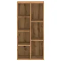 Bibliothèque chêne artisanal 50x25x105 cm bois d'ingénierie