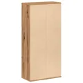 Bibliothèque chêne artisanal 50x25x105 cm bois d'ingénierie