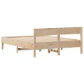 Cadre de lit sans matelas 120x190 cm bois de pin massif