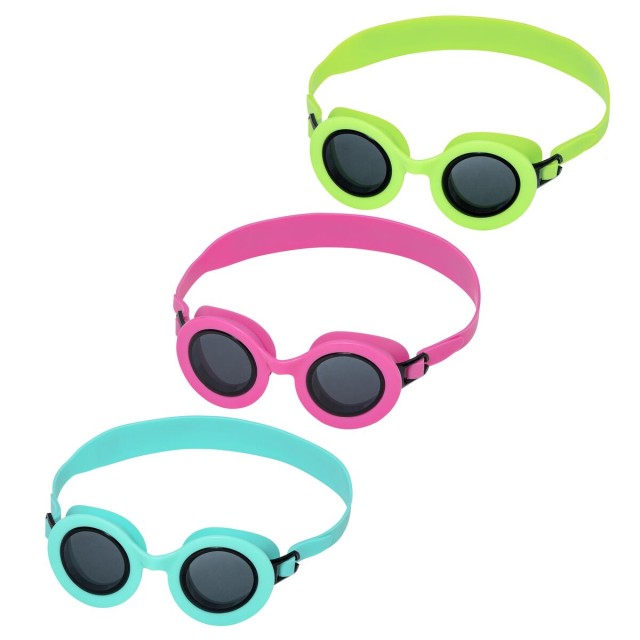 Bestway Junior Swimming Goggles Silicone Strap Anti-Fog Assorted Color