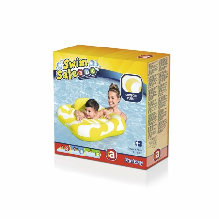 Bestway Aufblasbarer Schwimmring 2 Ringe Baby Sitz 79x79 cm 1-2 Jahre
