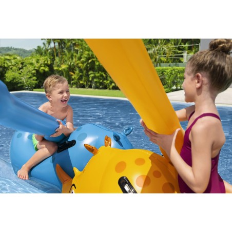 Bestway Juego Flotante Lucha de Rinocerontes 153x77 cm +3 Años Piscin
