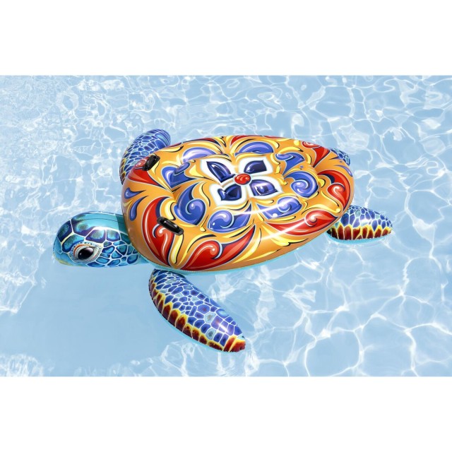 Bestway Tortue Gonflable Méditerranéenne avec Poignées 183x173 cm +