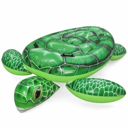Bestway Figura Gonfiabile Tortuga con Maniglie 150x145 cm +3 Anni Spia